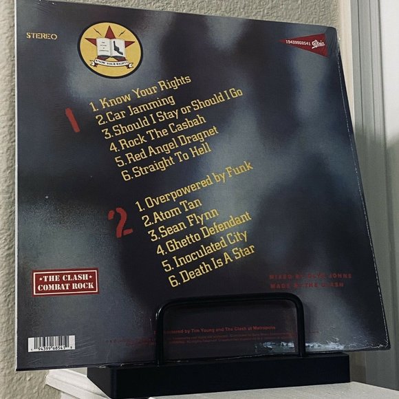 The Clash Combat Rock LP ~ Exclusive Colored Vinyl (Red) ~ New/Sealed! - Picture 2 of 2